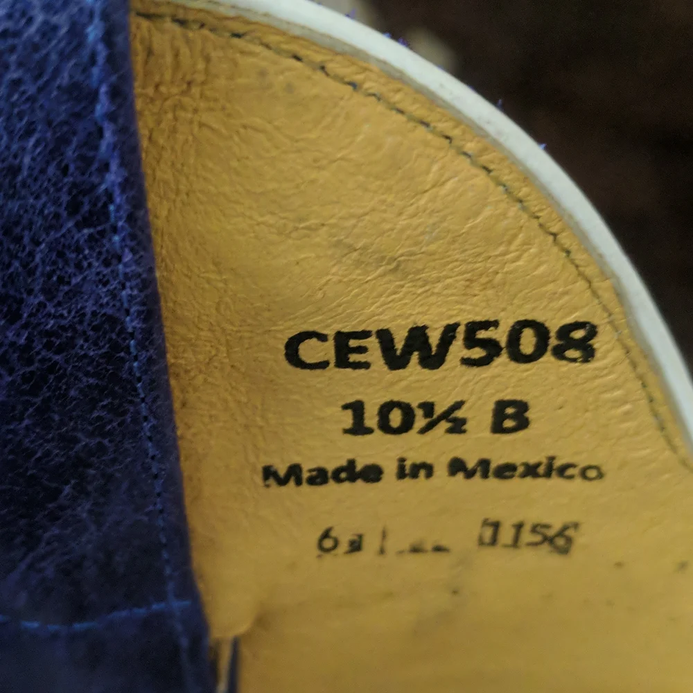 CINCH Edge CEW508 Coronado Collection ostrich cowgirl western boots sz 10.5 new - Picture 15 of 16